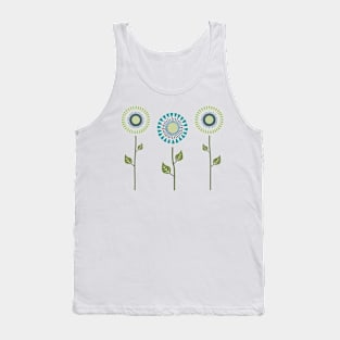 Midcentury Flowers Tank Top